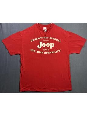 Jeep 41" Jeep Spirit 4x4 T Shirt Men's Size XL Camping Kayaking Mountain Biking